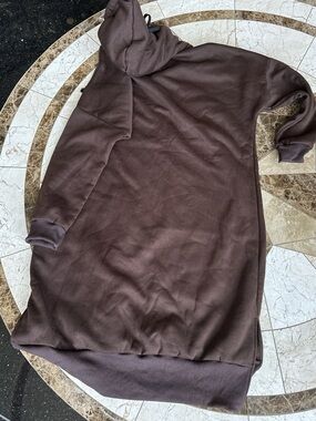 Zanzea Brown Hooded Pullover Sweatshirt